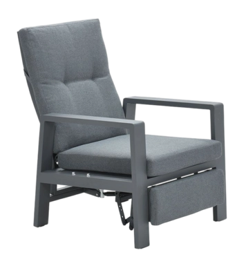 Loungestoel Garden Impressions Captain Carbon Black Mystic Grey