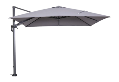 Zweefparasol Garden Impressions Hawaii Licht Grijs 300x300 cm