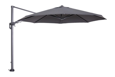 Zweefparasol Garden Impressions Hawaii Donker Carbon Zwart Grijs 350 cm