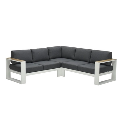 Loungeset Garden Impressions Cube Mat Wit (3-Delig)