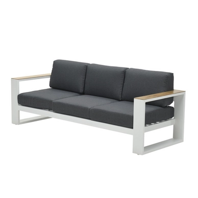 Loungebank Garden Impressions Cube Mat Wit 230 cm