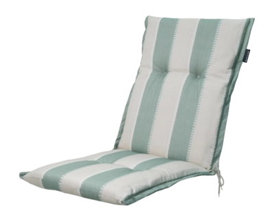 Coussin de Chaise de Jardin Madison Banda Kaki Dossier Bas (105 x 50 cm)