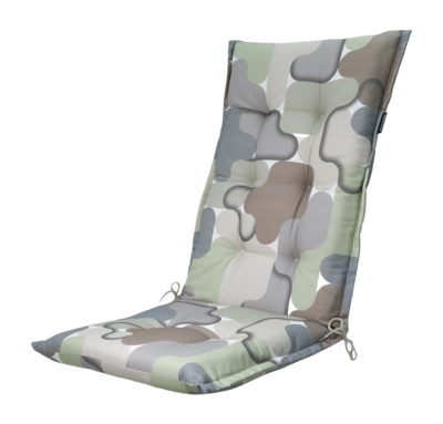 Coussin de Chaise de Jardin Madison Grafi Sage (Dossier Haut 123 x 50 cm)