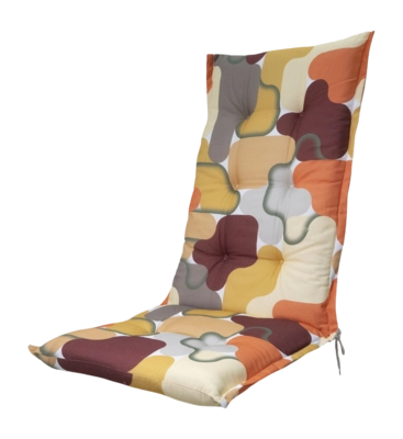 Tuinstoelkussen Madison Grafi Bordo Hoge Rug (123 x 50 cm)