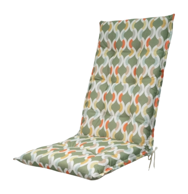 Sitzauflage Madison Trivia Green Hohe Rückenlehne (123 x 50 cm)