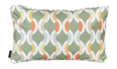 Coussin Décoratif Madison Trivia Green Green Outdoor Finishing (30 x 50 cm)