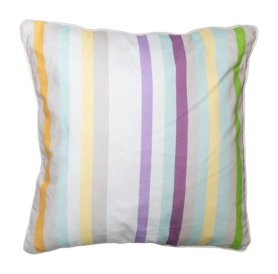 Coussin Décoratif Madison avec Passepoil Righe Purple (50 x 50 cm)