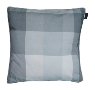 Sierkussen Madison Met Paspel Sya Grey (50 x 50 cm)