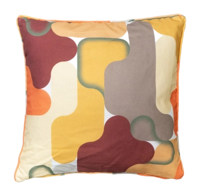 Coussin Décoratif Madison avec Passepoil Grafi Bordo (50 x 50 cm)