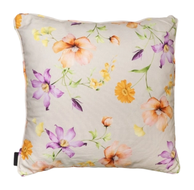 Coussin Décoratif Madison avec Passepoil Florina Lilas (50 x 50 cm)