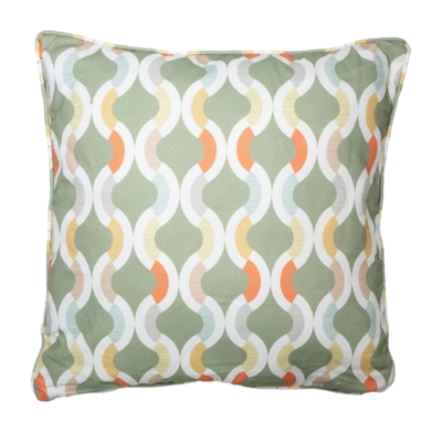 Dekokissen Madison Trivia Outdoor Finishing Green (50 x 50 cm)