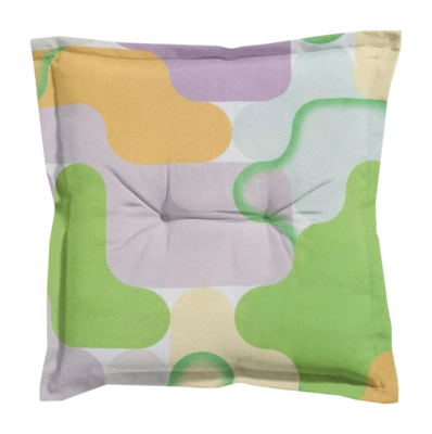 Galette de Chaise Madison Universel Grafi Lila (50 x 50 cm)
