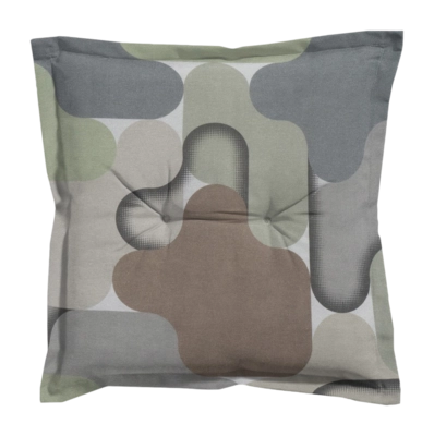 Galette de Chaise Madison Universel Grafi Sage (50 x 50 cm)
