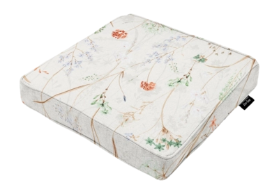 Coussin de Siège Madison Luxe Donna Naturel + Finition Extérieure Nature (40 x 40 cm)