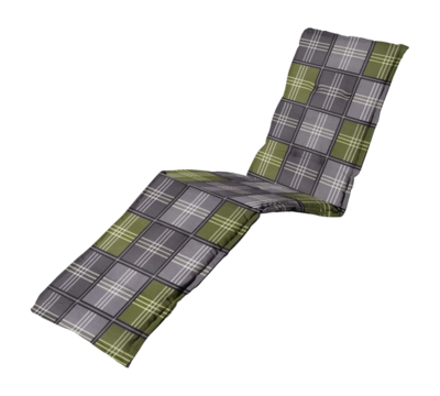 Liegestuhlkissen Madison Patchy Olive (200 x 65 cm)