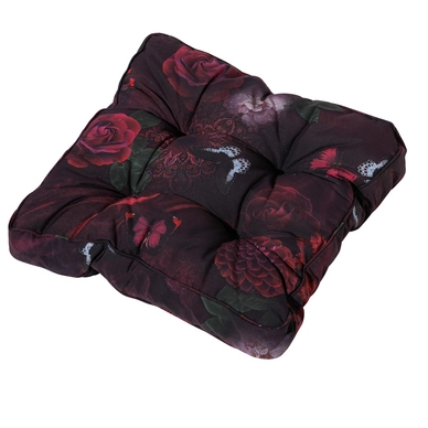 Matraskussen Madison Florance Velvet Red (47 x 47 cm)