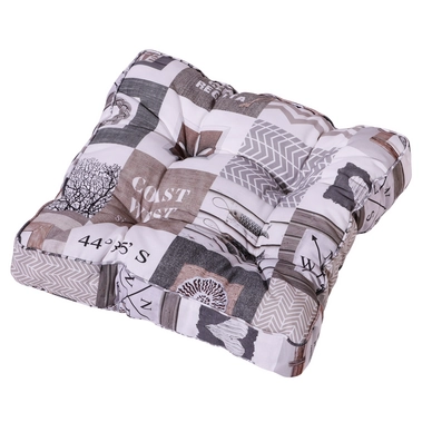 Matratzenkissen Madison Florance West Taupe (47 x 47 cm)