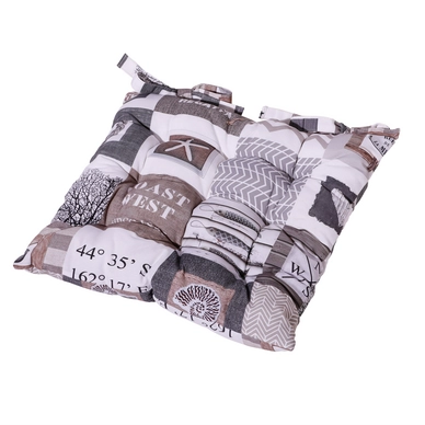 Toskana-Kissen Madison West Taupe (46 x 46 cm)