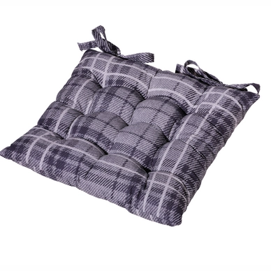 Toskana-Kissen Madison Denim Block Grey (46 x 46 cm)