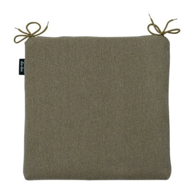 Coussin de Siège  Madison Universel avec Fermeture Éclair Taupe Éco + Nature Extérieur (40 x 40 cm)