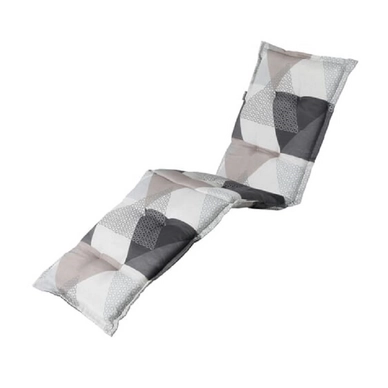 Coussin Chaise Longue Madison Triangle Grey