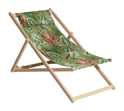 Houten Strandstoel Madison Cala Green Natural Outdoor Finishing (120 x 55 cm)