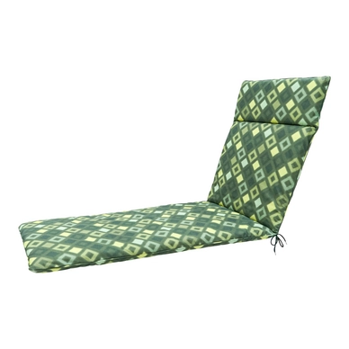 Ligbedkussen Madison Grids Green (190 x 60 cm)
