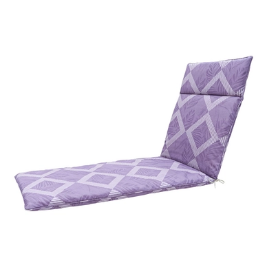 Coussin De Chaise Longue De Jardin Pliable - Dimensions 180 X 50 Cm - Rembourrage 3 Cm - Fabriqué En Italie - Turquoise