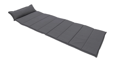 Bankauflage Madison Living Plaid Panama Dark Grey (180x68 cm)