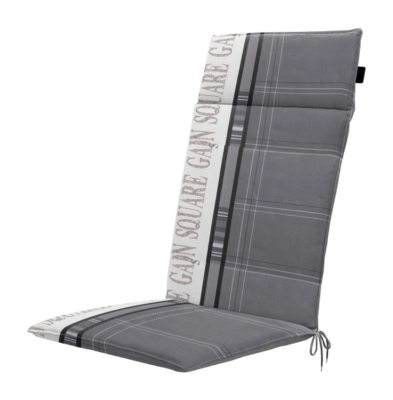 Coussin pour Chaise de Jardin Madison Universel Garden Grey (Haute Dossier 120 x 50 cm)