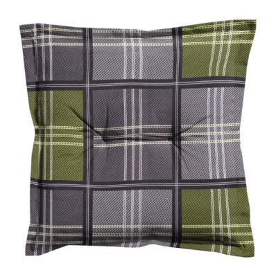 Coussin d’Assise Madison Universel Patchy Olive (50 x 50 cm)