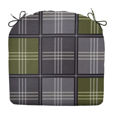 Coussin de Siège Madison Patchy Olive (46 x 48 cm)