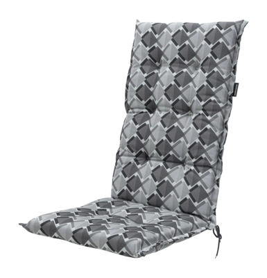 Coussin de Jardin Madison Siem Grey (Dossier Haut)