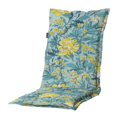Sitzauflage Madison Maxime Blue Yellow Niedrige Rückenlehne