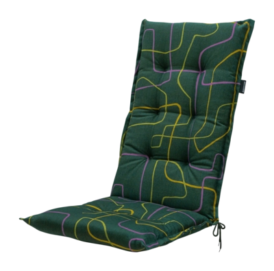 Sitzauflage Madison Joah Dark Green Hohe Rückenlehne