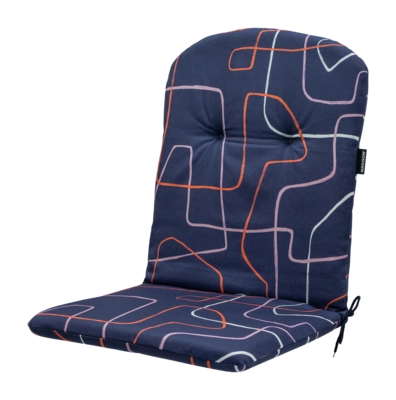 Kuipstoelkussen Madison Joah Indigo (45 x 96 cm)