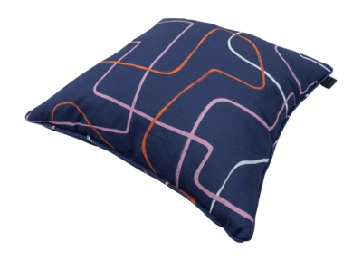 Dekokissen Madison Joah Indigo Terra Purple (50 x 50 cm)