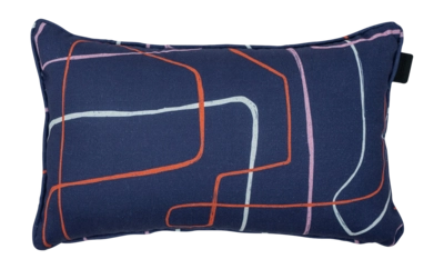 Coussin Décoratif Madison Joah Indigo (50 x 30 cm)