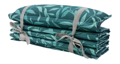 Bankkussen Madison Living Plaid Fergus Sea Blue (180 x 68 cm)