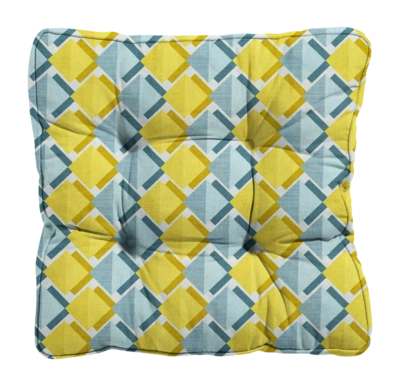 Matraskussen Madison Florance Siem Yellow (47 x 47 cm)