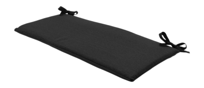 Coussin de Banc Madison Noir Éco + Nature Finition Extérieure (140 x 48 cm)