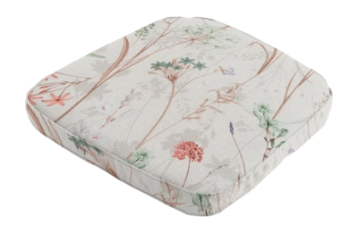 Galette de Chaise Madison Wicker Universel Donna Naturel + Finition Extérieure Nature (48 x 48 cm)