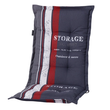 Gartenauflage Madison Storage Red Niedriglehner