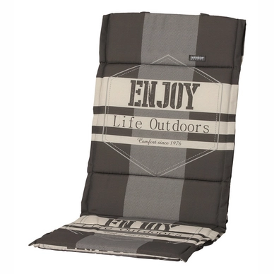Textileenkussen Madison de Luxe Outdoor Grey Hoge Rug