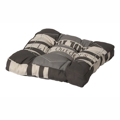 Matrazenkissen  Madison Florance Outdoor Grey (47 x 47 cm)