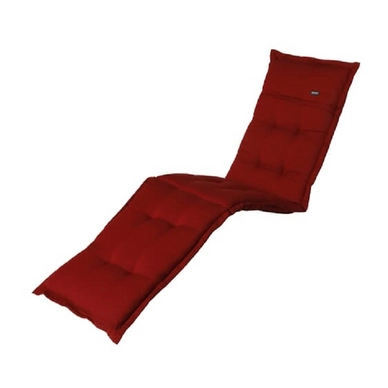 Coussin Chaise Longue Madison Rib Red