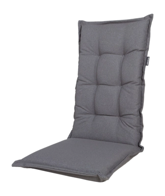 Coussin de Chaise de Jardin Madison Outdoor Manchester Grey Dossier Haut (123 x 50 cm)