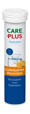 Bruistablet Care Plus Carbohydrate Electrolyte Orange (20 Stuks)