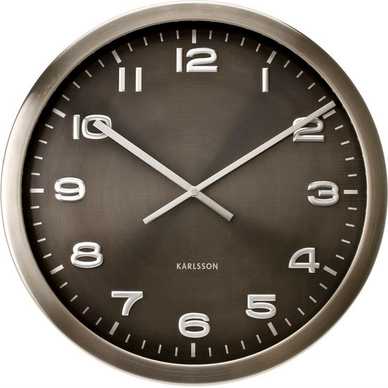 Klok Karlsson Maxie Steel Polished Grey 50 cm