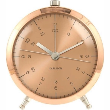 Wekker Karlsson Button Copper Plated 9 cm